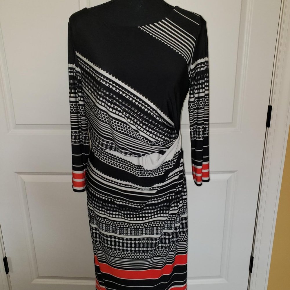 Diagonal Striped Bodycon Dress